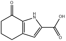 1H-Indole-2-carboxylic acid, 4,5,6,7-tetrahydro-7-oxo- 结构式