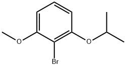 2-Bromo-1-methoxy-3-(propan-2-yloxy)benzene 结构式