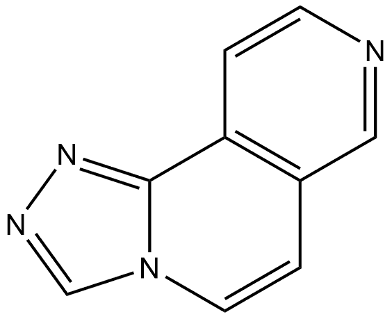 1,2,4]三唑并[3,4-A][2,6]萘啶 结构式