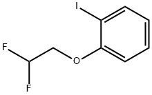 1-(2,2-二氟乙氧基)-2-碘苯 结构式