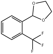 1,3-Dioxolane, 2-[2-(trifluoromethyl)phenyl]- 结构式