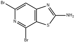 Thiazolo[5,4-c]pyridin-2-amine, 4,6-dibromo- 结构式