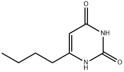 6-丁基嘧啶-2,4(1H,3H)-二酮 结构式