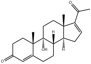 Pregna-4,16-diene-3,20-dione, 9-hydroxy- 结构式