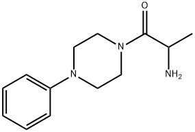 1-Propanone, 2-amino-1-(4-phenyl-1-piperazinyl)- 结构式