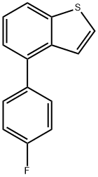 Benzo[b]thiophene, 4-(4-fluorophenyl)- 结构式