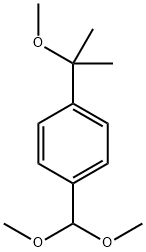 1-(DIMETHOXYMETHYL)-4-(2-METHOXYPROPAN-2-YL)BENZENE 结构式