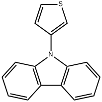 9-(3-Thienyl)-9H-carbazole 结构式