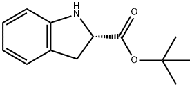 (S)-二氢吲哚-2-羧酸叔丁酯 结构式