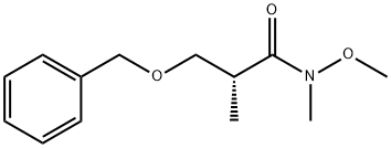 Propanamide, N-methoxy-N,2-dimethyl-3-(phenylmethoxy)-, (2R)- 结构式