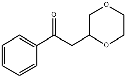 2-(1,4-二氧六环-2-基)-1-苯基乙酮 结构式