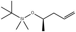 Silane, (1,1-dimethylethyl)dimethyl[[(1R)-1-methyl-3-buten-1-yl]oxy]- 结构式
