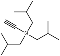 SILANE, ETHYNYLTRIS(2-METHYLPROPYL)- 结构式