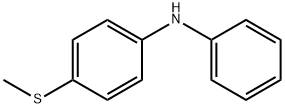 Benzenamine, 4-(methylthio)-N-phenyl- 结构式