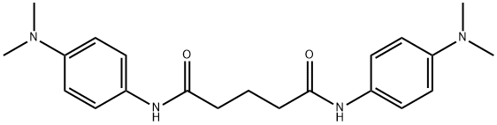 N~1~,N~5~-bis[4-(dimethylamino)phenyl]pentanediamide 结构式