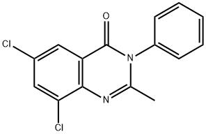 6,8-Dichloro-2-methyl-3-phenylquinazolin-4(3H)-one 结构式