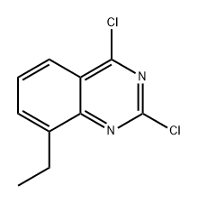 Quinazoline, 2,4-dichloro-8-ethyl- 结构式