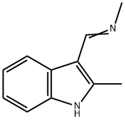 Methanamine, N-[(2-methyl-1H-indol-3-yl)methylene]- 结构式