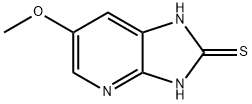 6-Methoxy-1H-imidazo[4,5-b]pyridine-2(3H)-thione 结构式