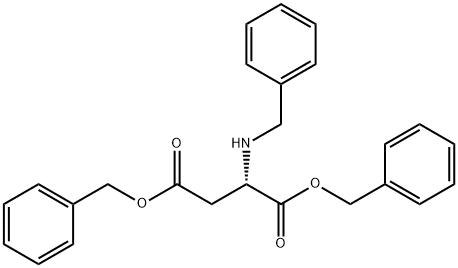 L-Aspartic acid, N-(phenylmethyl)-, 1,4-bis(phenylmethyl) ester 结构式