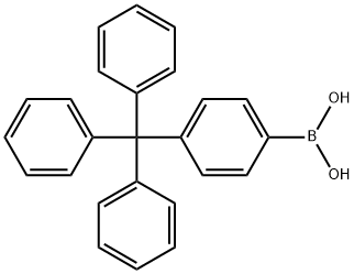 Boronic acid, B-[4-(triphenylmethyl)phenyl]- 结构式