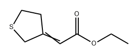 Acetic acid, 2-(dihydro-3(2H)-thienylidene)-, ethyl ester 结构式