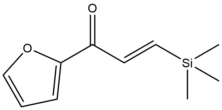 (2E)-1-(furan-2-yl)-3-(trimethylsilyl)prop-2-en-1-one 结构式