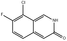 8-氯-7-氟异喹啉-3-酚 结构式