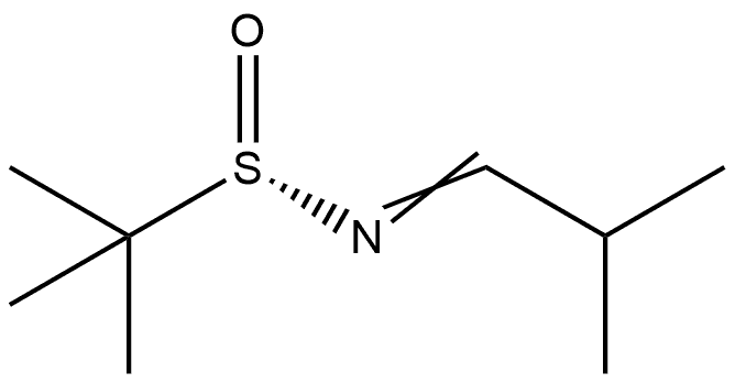 2-Propanesulfinamide, 2-methyl-N-(2-methylpropylidene)-, [S(S)]- 结构式