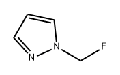 1H-Pyrazole, 1-(fluoromethyl)- 结构式