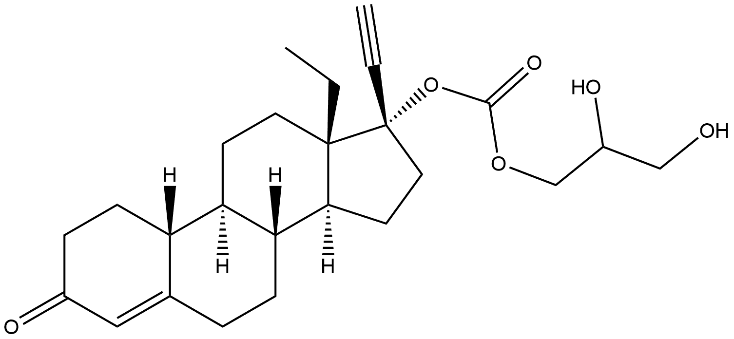 Levonorgestrel Glycidol 结构式