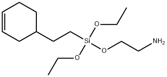 2-(((2-(Cyclohex-3-en-1-yl)ethyl)diethoxysilyl)oxy)ethanamine 结构式