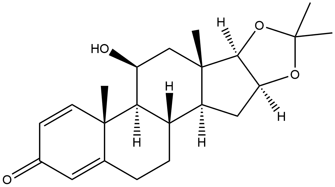 Desglycolaldehyde Desonide 结构式