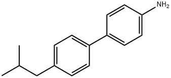 [1,1'-Biphenyl]-4-amine, 4'-(2-methylpropyl)- 结构式
