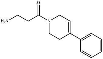 1-Propanone, 3-amino-1-(3,6-dihydro-4-phenyl-1(2H)-pyridinyl)- 结构式