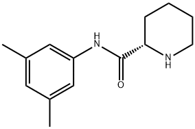 2-Piperidinecarboxamide, N-(3,5-dimethylphenyl)-, (2S)- 结构式