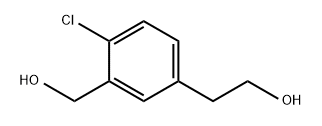 Benzeneethanol, 4-chloro-3-(hydroxymethyl)- 结构式