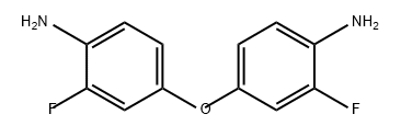 4,4'-氧双(2-氟苯胺) 结构式