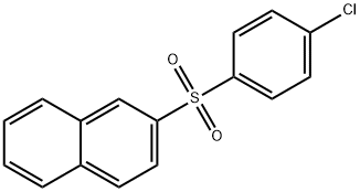 4-Chlorophenyl 2-naphthyl sulfone 结构式