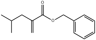 Pentanoic acid, 4-methyl-2-methylene-, phenylmethyl ester 结构式