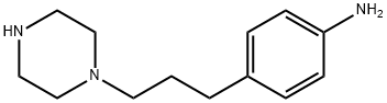 Benzenamine, 4-[3-(1-piperazinyl)propyl]- 结构式