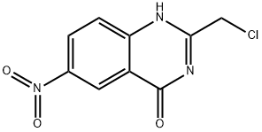 2-(chloromethyl)-6-nitroquinazolin-4(3H)-one 结构式
