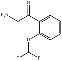 2-氨基-1-(2-(二氟甲氧基)苯基)乙烷-1-酮 结构式