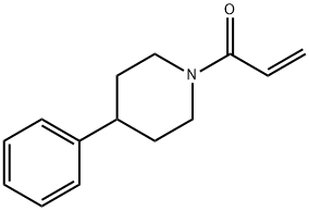 1-(4-Phenylpiperidin-1-yl)prop-2-en-1-one 结构式