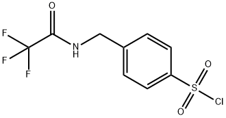 4-((2,2,2-三氟乙酰胺)甲基)苯磺酰氯 结构式