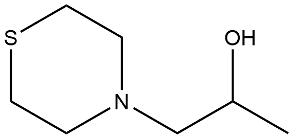 4-Thiomorpholineethanol, α-methyl- 结构式