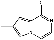 Pyrrolo[1,2-a]pyrazine, 1-chloro-7-methyl- 结构式