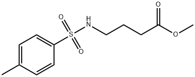 Butanoic acid, 4-[[(4-methylphenyl)sulfonyl]amino]-, methyl ester 结构式