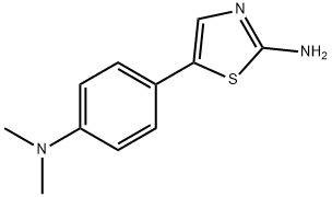 5-(4-(Dimethylamino)phenyl)thiazol-2-amine 结构式
