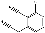 2-氯-6-(氰甲基)苄腈 结构式